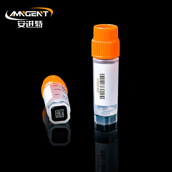 2D Cryogenic Vials 2.0ml Extorsion Orange